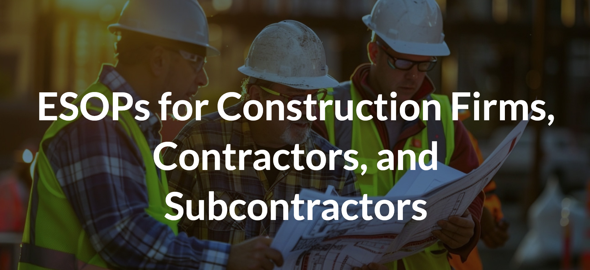 esops for construction firms ei