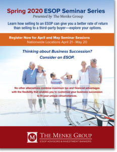 Menke Spring ESOP Seminars 2020