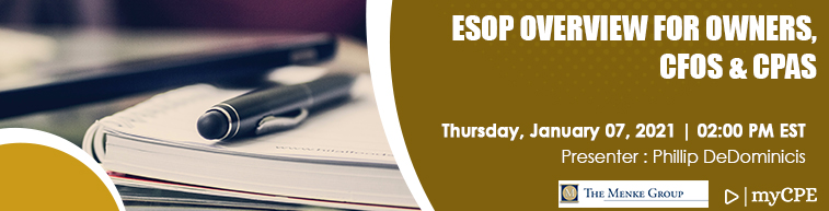 ESOP Webinar CPE