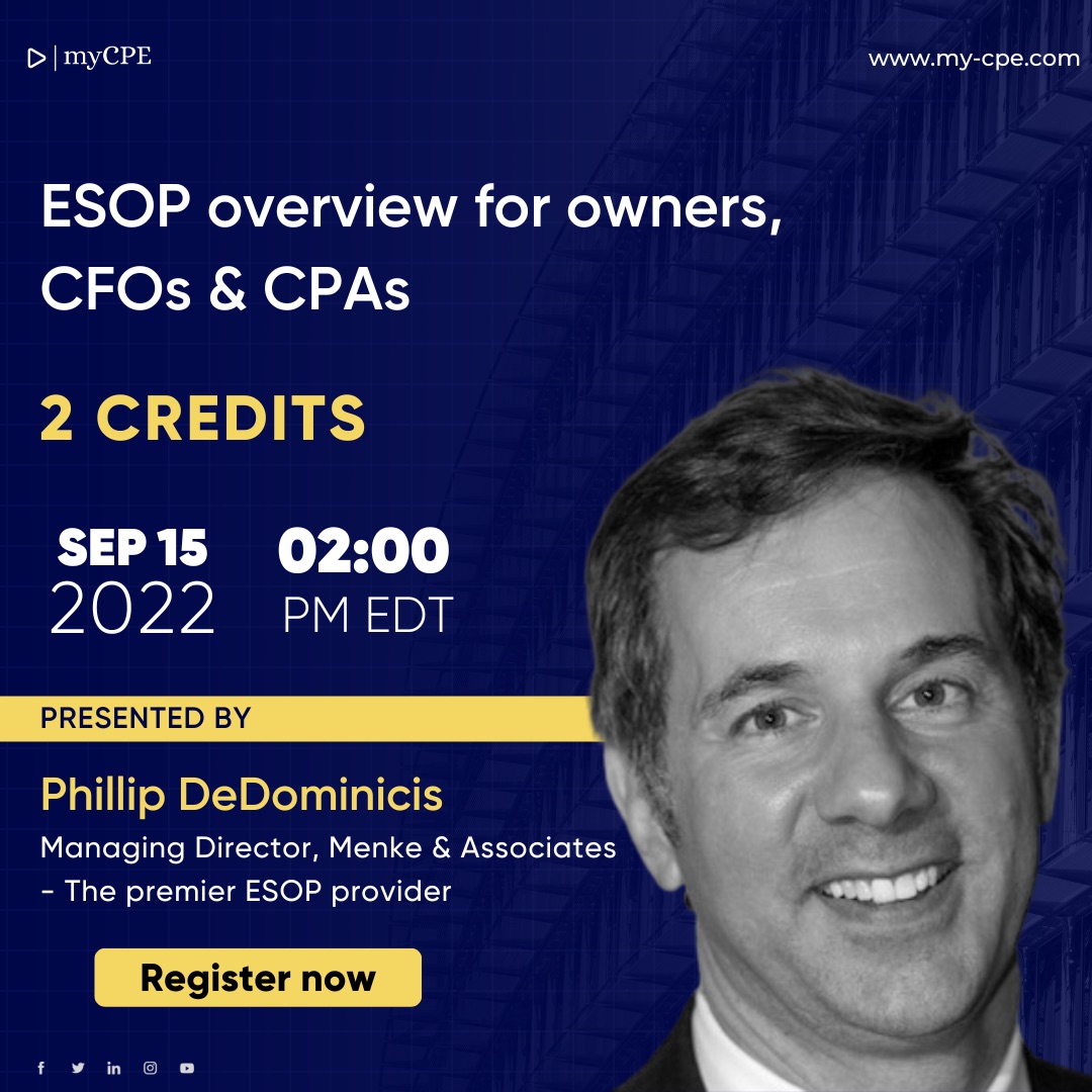 ESOP Overview for CPAs and CFOs